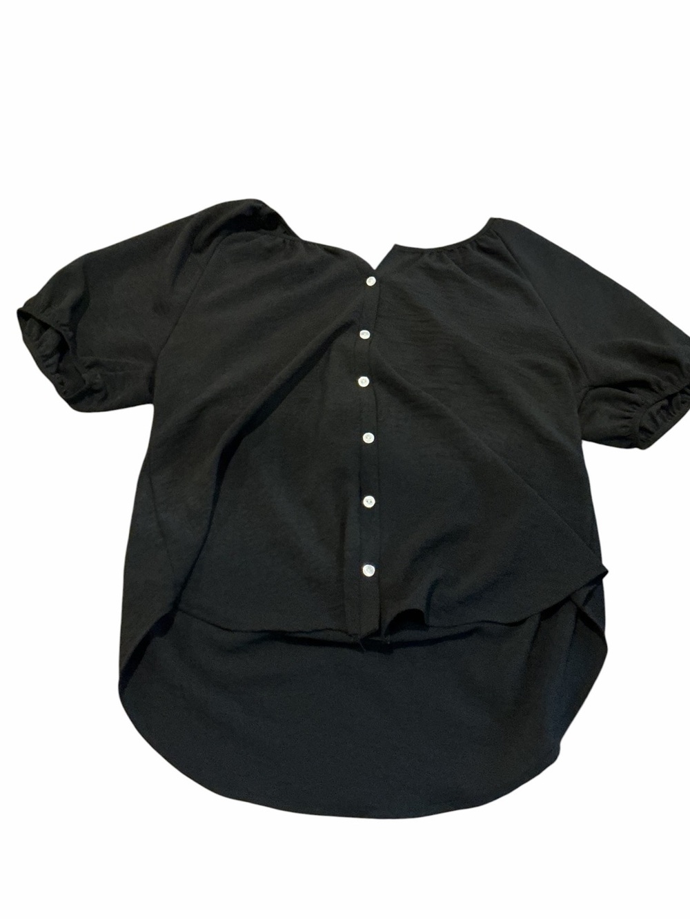 CHRIS & CAROL short sleeve button up top